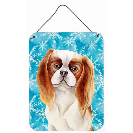 Carolines Treasures Cavalier Spaniel Winter Wall or Door Hanging Prints CK1412DS1216